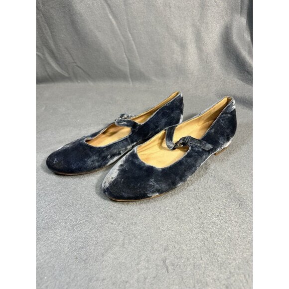 Madewell Lillie Mary Jane Flats Velvet Buckle‎ Ballet Shoes Women’s 7 - Picture 3 of 11